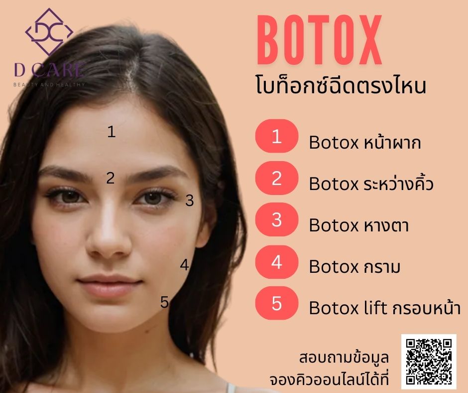 BOTOX : ลดริ้วรอยบนใบหน้า