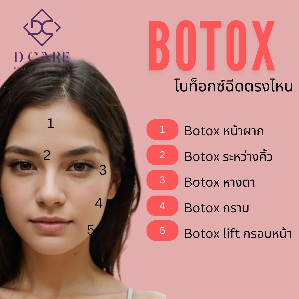 BOTOX : ลดริ้วรอยบนใบหน้า